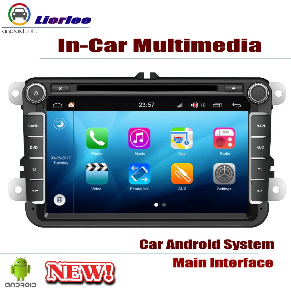 Cheap Auto DVD Player GPS Navigation For Volkswagen Scirocco 2008~2017 Car Android Multimedia System HD Screen Radio Stereo Head Unit 1