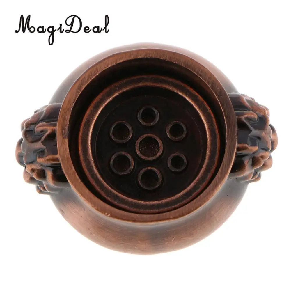 Chinese Lion Head Design Incense Burner Stick Holder Incense Base Plug Home Decoration