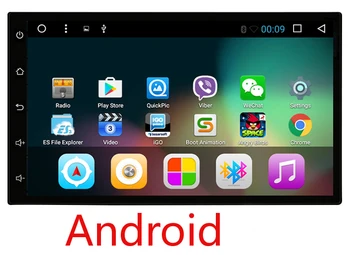 

2 Din Android 8.1 Car Radio Universal GPS Navigation Bluetooth WiFi 1024*600 Autoradio Stereo FM 7" Audio camera car DVD Player