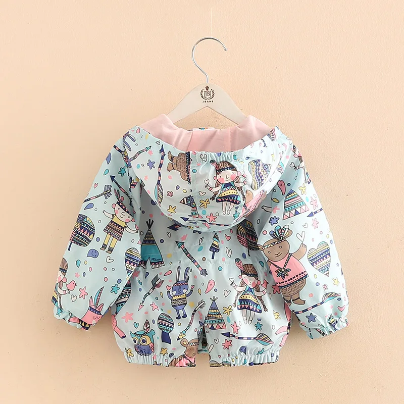 DOSOMA/весеннее Детское пальто и куртка для девочек детская ветровка с капюшоном
