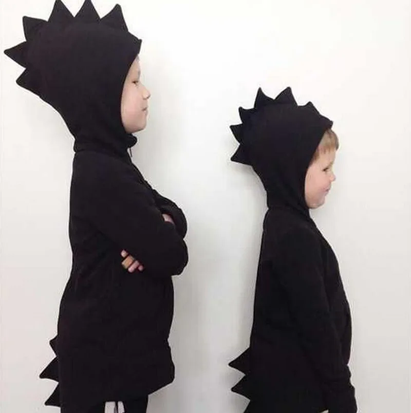 Spring 2017 Boys Girls Coat Dinosaur Modelling Hooded Jacket Kids Outerwear Coat Baby Autumn New Fashion Jacket Children Clothes-7