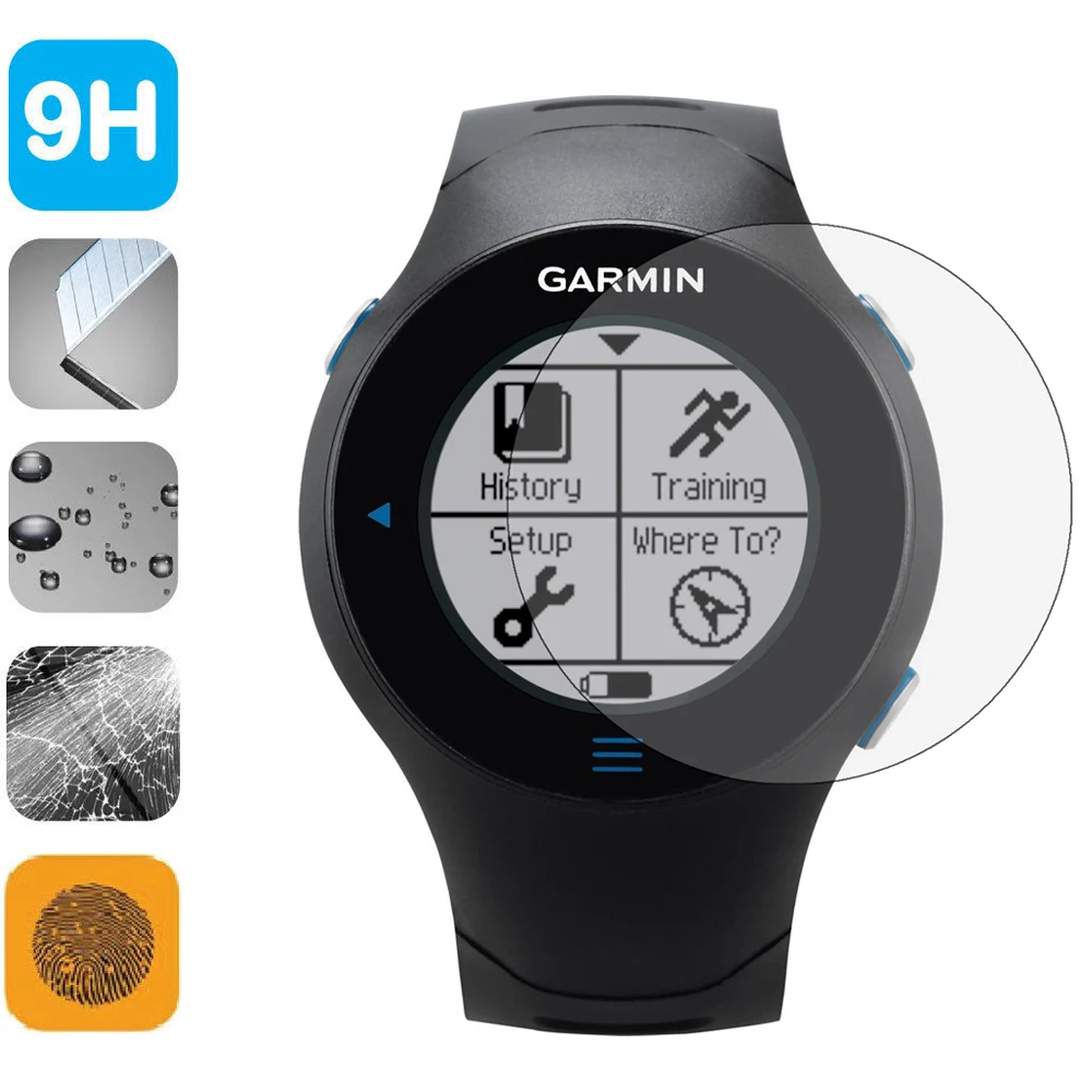 9H закаленное стекло ЖК-экран Защитная пленка для Garmin ForeRunner 610 Смарт спортивные часы аксессуары