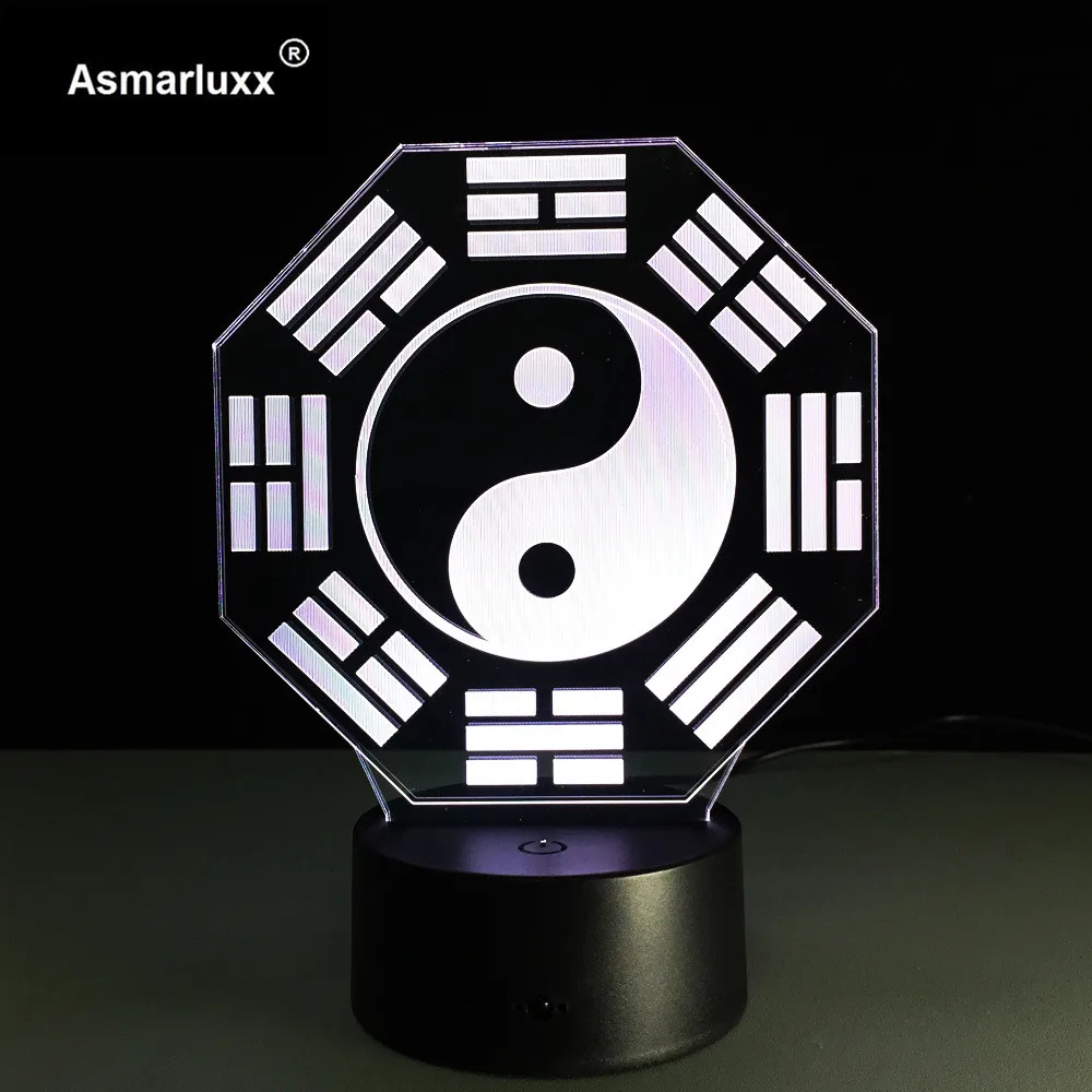 Asmarluxx 3d led lamp9008
