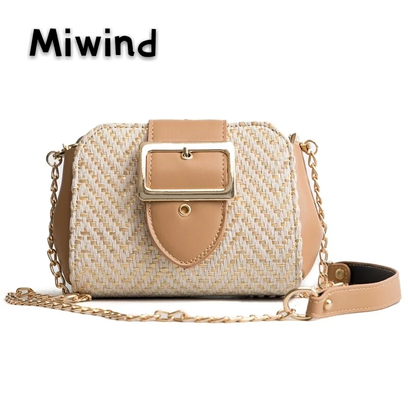 Straw Shoulder Bag Designer IUCN Water