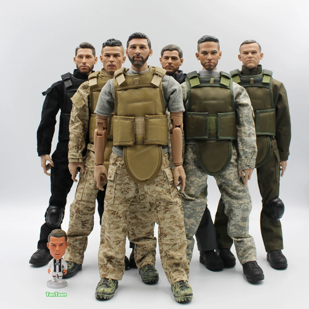 1/6 Весы (12 дюймов и 30 см) солдат спецназа Роналду Руни Неймара фигура игрушки куклы