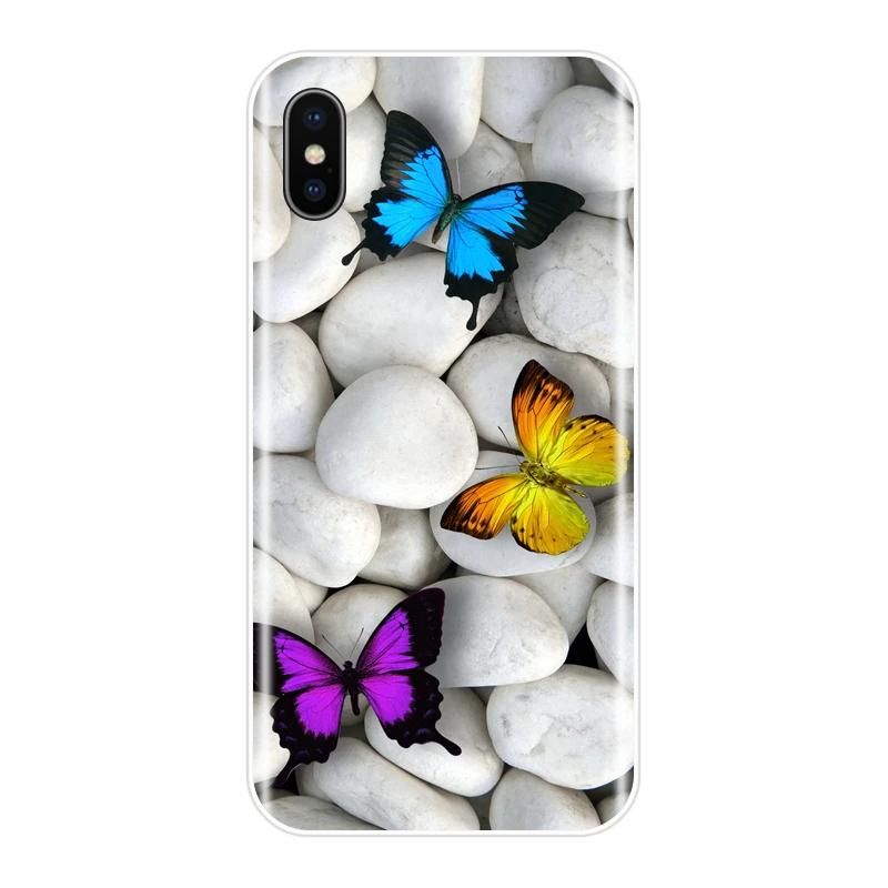 Чехол для Телефона iPhone X 8 7 6 S Plus мягкий силиконовый Ультратонкий чехол из ТПУ с