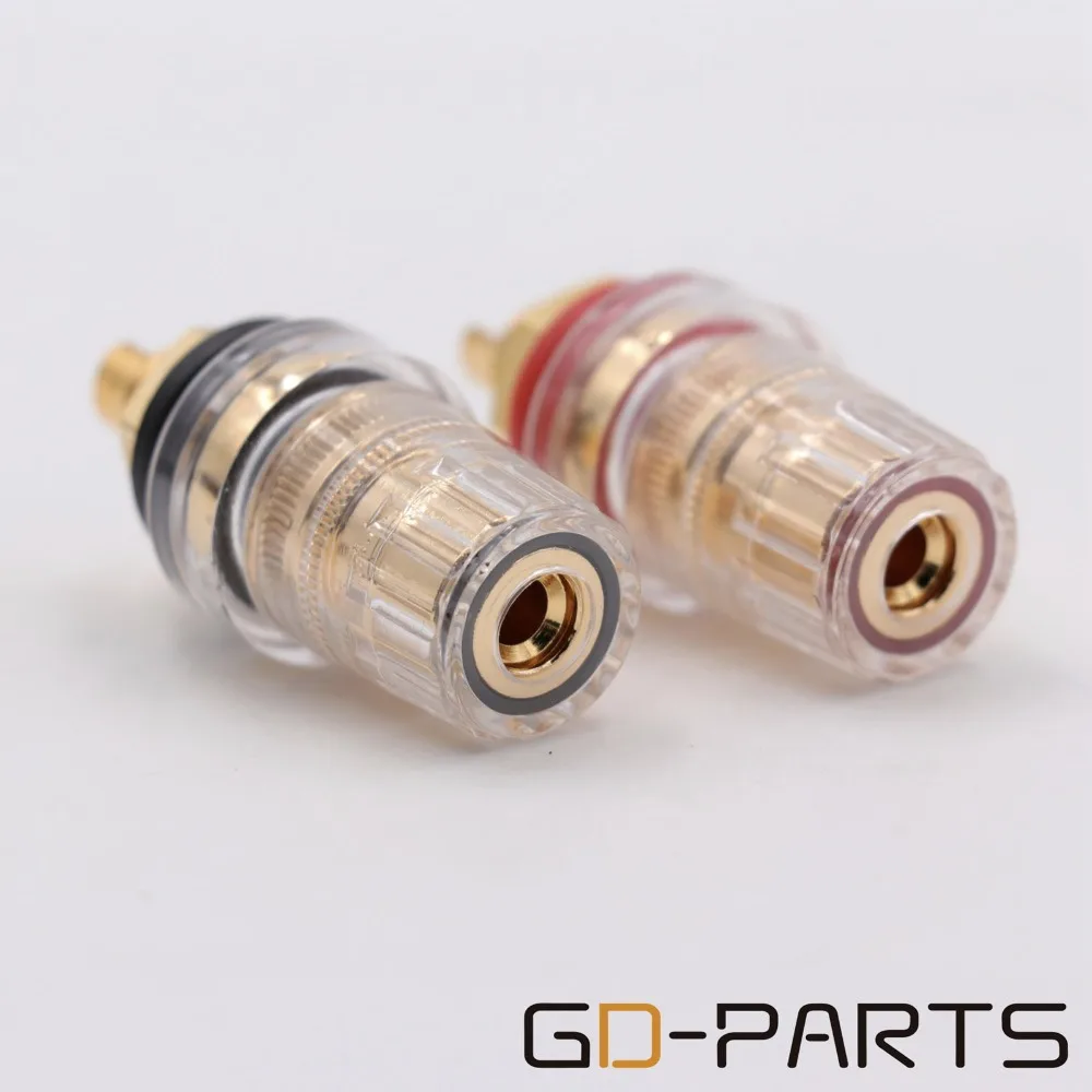 GD-PARTS CMC 858S-G позолоченный OFC латунный динамик связывающий пост разъем банан разъем терминал короткая резьба