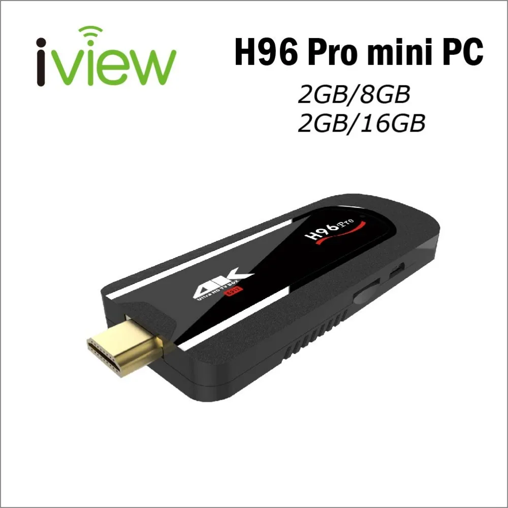 Android tv Box H96 Pro Мини ПК Android 7,1 Восьмиядерный процессор Amlogic S912 2 Гб ram 8 ГБ/16 ГБ rom WiFi Netflix 4K Smart tv Box