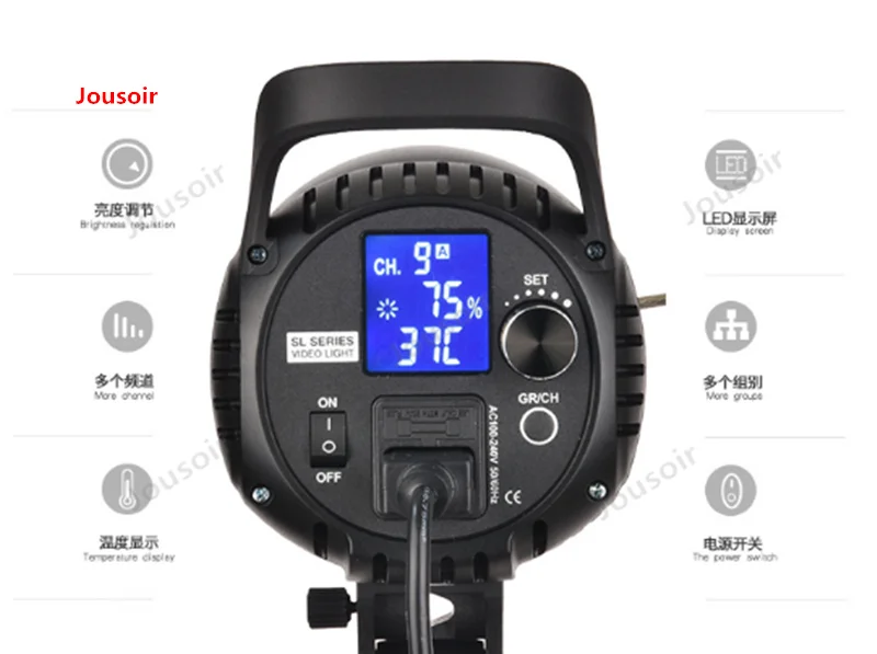 Godox SL60w светодиодный светильник на солнечной батарее комплект из трех ламп камера