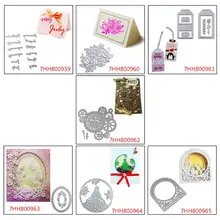 Стимпанк штампы Шестерня ремесло высечки металла для DIY Изготовление бумажных карточек Скрапбукинг-открытка