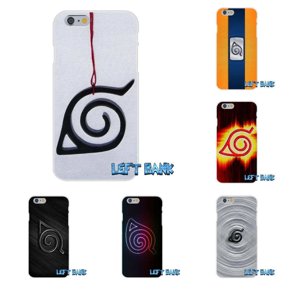 naruto konoha logo soft silicone tpu transparent cover case for iphone 4 4s 5 5s 5c se 6 6s 7 plus half wrapped cases aliexpress naruto konoha logo soft silicone tpu