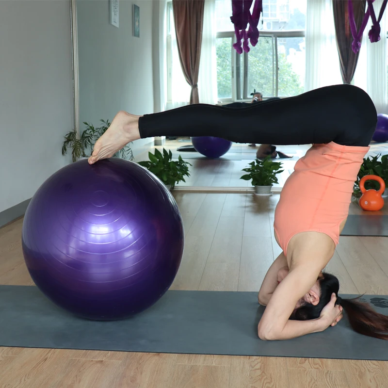 YOUGLE Sports Yoga Balls Bola Pilates Fitness Gym Balance Fitball Exercise Pilates Workout Massage Ball 55cm 65cm 75cm 85cm