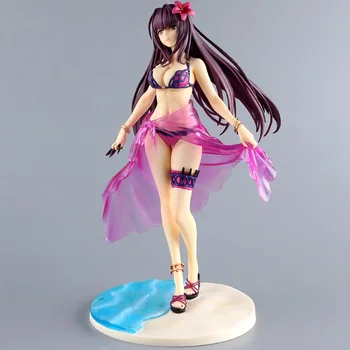 

Anime Fate Grand Order Scathach Swimsuit Ver PVC Action Figure Collectible Model doll toy 26cm