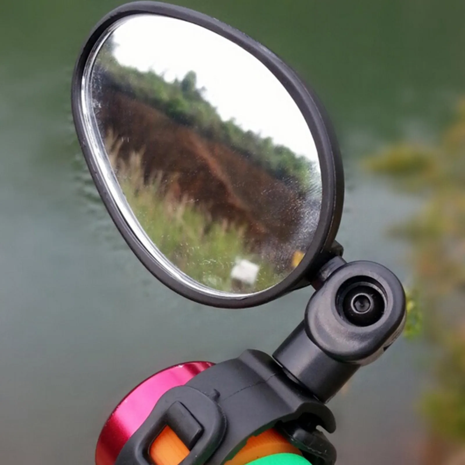 1X Universal Cycling Bike Bicycle MTB Handlebar Rearview Mirror 360