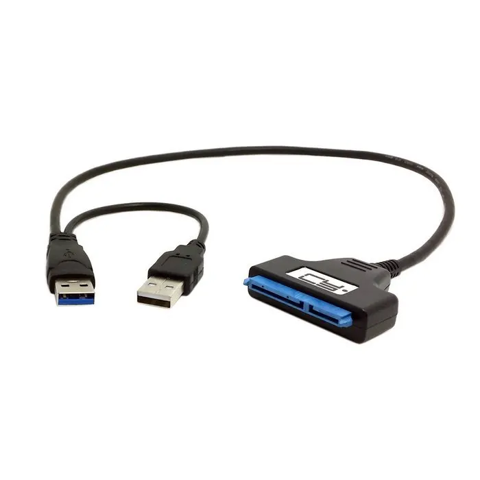 50 см USB 3 0 для SATA 22 Pin кабель 2 5 &quotжесткого диска с дополнительным кабелем питания |
