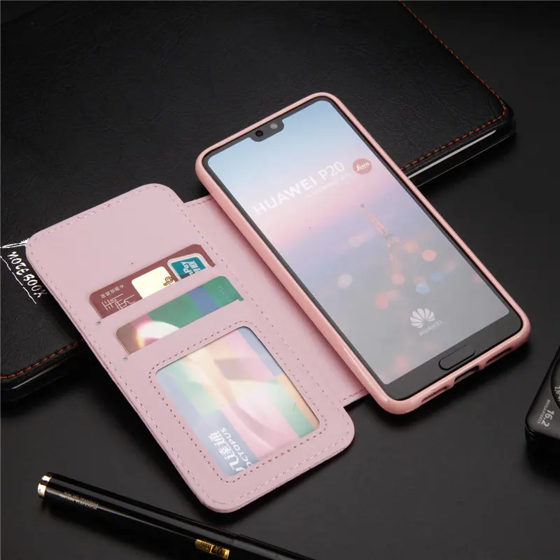 BELIAL Phone Cover for Huawei P20 Lite Case Leather Wallet Soft Flip Case for Huawei P20 Pro Luxury Diamond Crown With Card Slot (11)