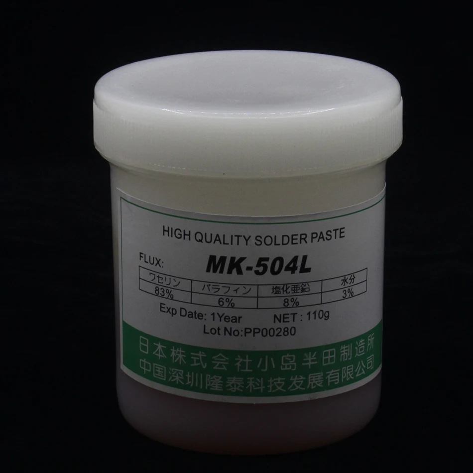 BGA паяльная паста MK 504L no clean флюс паяльной пасты паяльное масло|Сварочные флюсы| |