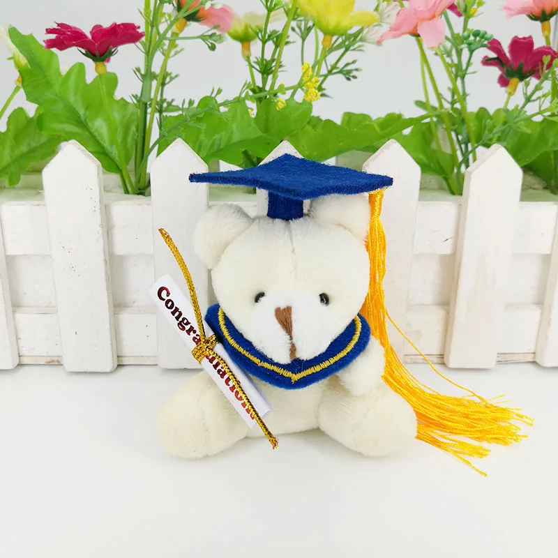 cream bear blue cap