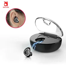 TWS-7 OKSJ Mini Fone de Ouvido Bluetooth Fone De Ouvido Sem Fio Esportes Earbud Fone de Ouvido Bluetooth no ouvido com Fones de Ouvido Microfone de Carregamento da Caixa