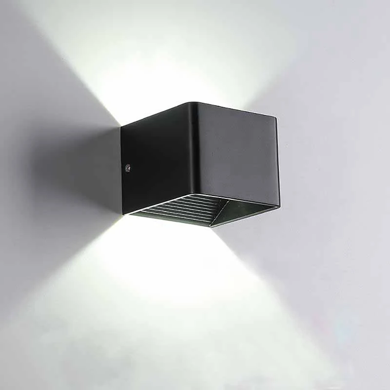

5W NEW Modern Led Wall Light Up Down Cube Indoor Outdoor Sconce Lighting Lamp Wholesale