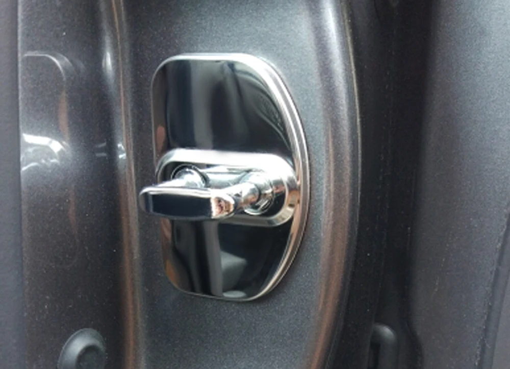 Автомобильный Стайлинг крышка замка автомобильной двери автомобильные эмблемы чехол для Lada Xray Vesta SW Cross Renault значок аксессуары для автомобиля-Стайлинг 4 шт