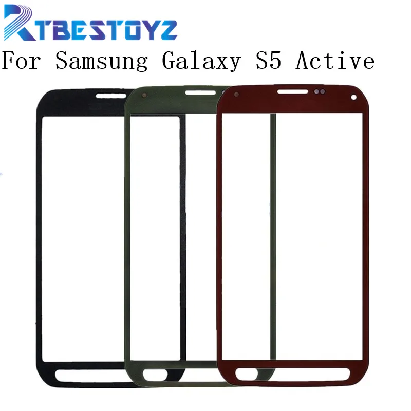RTBESTOYZ 5.1 inches Touch Screen Glass Replacement For Samsung Galaxy S5 Active G870A G870 Outer Front Lens | Мобильные телефоны и