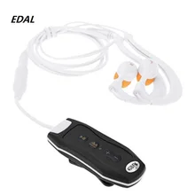 EDAL Спорт Высокое качество MP3 музыка портативный 8 Гб клип Водонепроницаемый IPX8 Mp3 плеер FM Плавание Дайвинг+ наушники A97