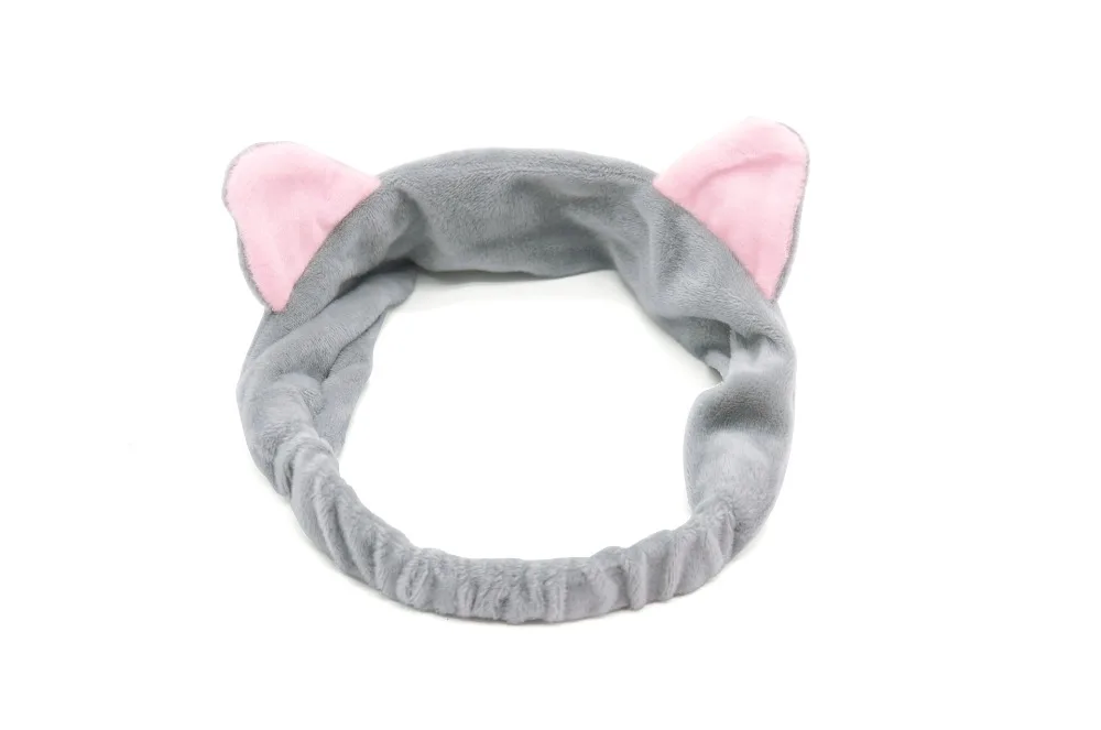 Multiple Styles Cute Elastic Cat Ears Headbands for Women Girls Makeup Face Washing Headband Hairdo Headwrap Hair Accessory head accessories female