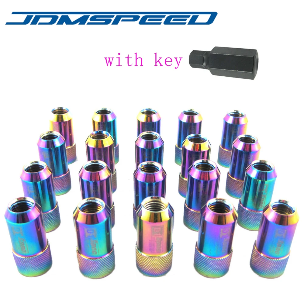 Xpower 20 PCS/set D1 LIGHT WEIGHT WHEEL RACING LUG NUTS With Key NEO