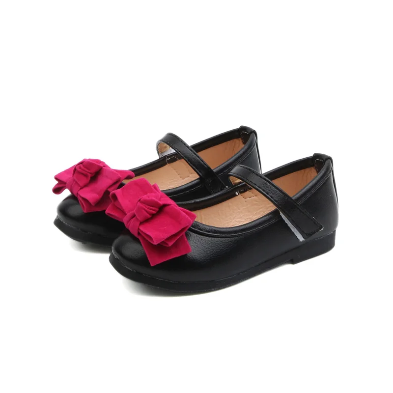 

Children's Shoes Sandals For Girls Toddler Flat Sandals Bowknot Baby Leather Single Shoes Princess Sweet