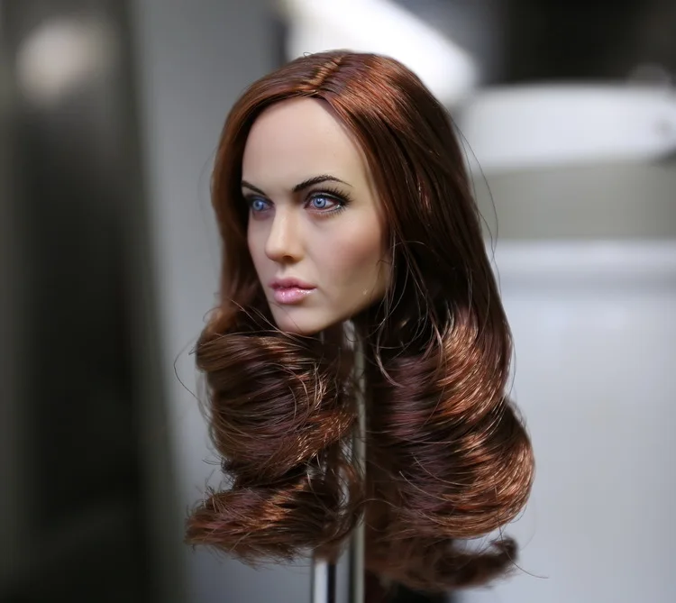 CGL T 10 1/6 Изысканная красота headsculpt анжедины Джоли Платье 12 дюймов куклы Запчасти