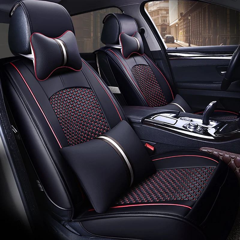 

5Seats(front+rear)Universal car seat covers For Renault Koleos/latitude/CLIO/clio symbol/kadjar/FLUENCE/LOGAN auto accessories