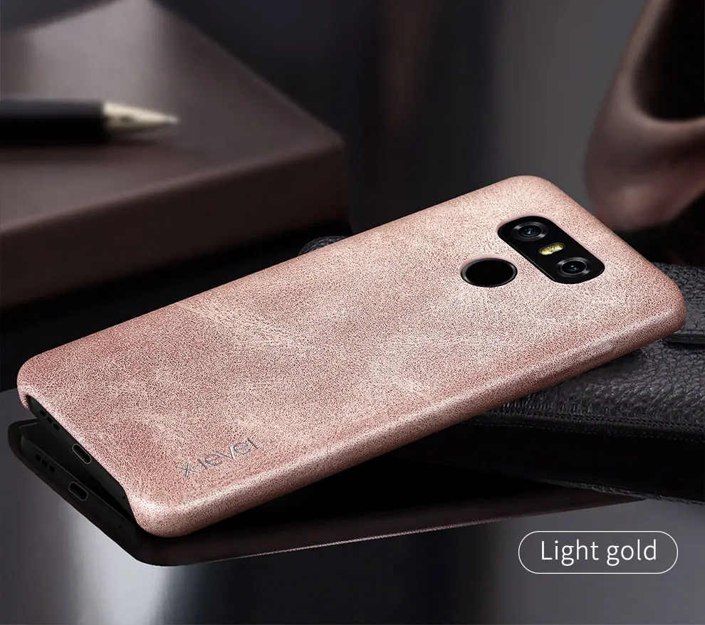 Для LG V20 чехол для телефона X-Level винтажный роскошный кожаный Ретро ультра тонкий защитный чехол для LG V50 ThinQ задняя крышка чехол мягкий PU
