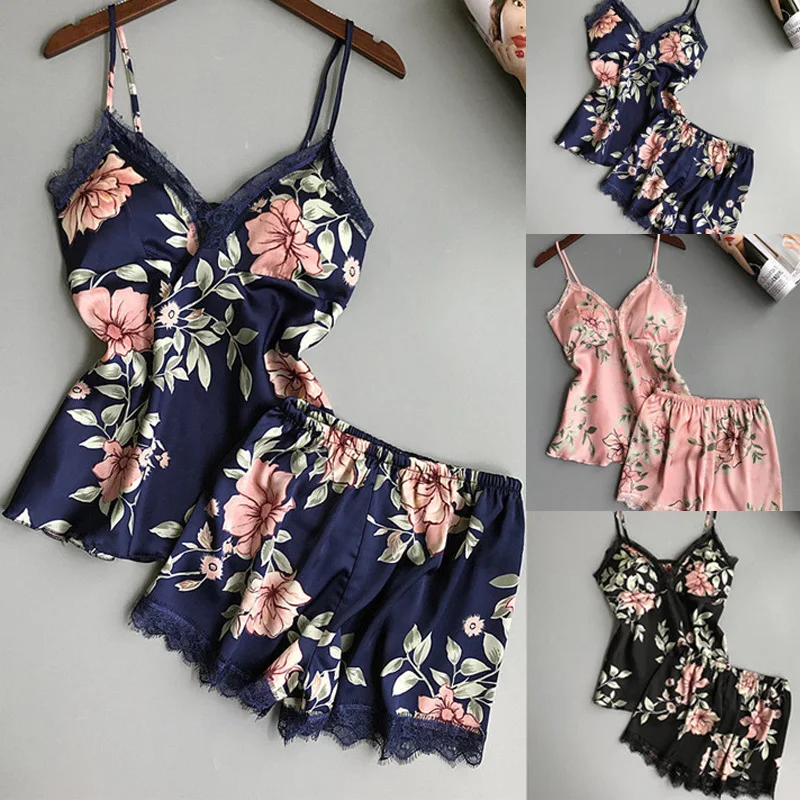 Комплект пижамный Женский без рукавов цвет в ассортименте S M L XL XXL 2 шт/комплект