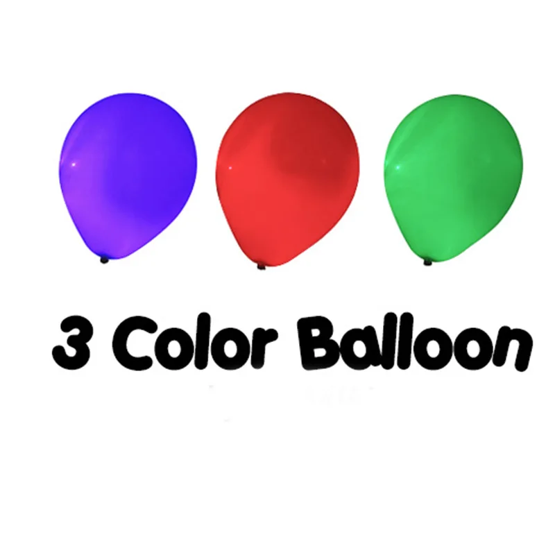 3 цветной воздушный шар пульт дистанционного управления Волшебные трюки изменение цвета воздушный шар Волшебная сцена иллюзии реквизит