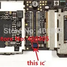 2 шт./лот, BB PMU U1001_RF для iPhone 4S baseband зарядное устройство переключатель питания U1001_ RF ic чип диод