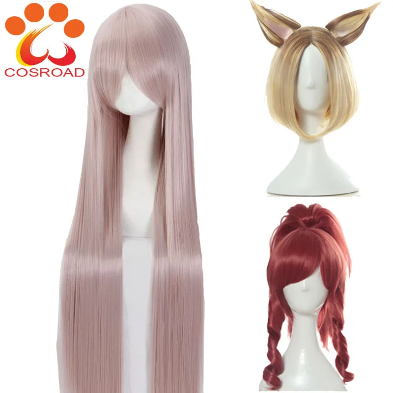 Женский парик для косплея LOL Prestige Edition KDA Ahri Akali Kaisa Evelynn|Игровые костюмы| |