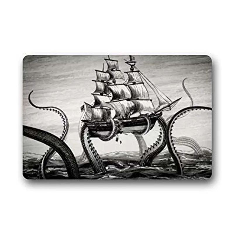 

Custom octopus pattern Indoor/Outdoor Doormat Door Mat Decor Rug Mats Non Slip Mats 23.6"(L) x 15.7"(W)