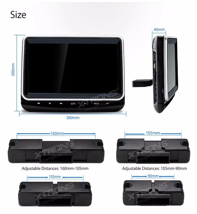 Excellent 10.1" Touch Button Headrest Car DVD Car Headrest DVD Car Headrest Monitor DVD with HDMI Port & Front Flip Into Discs Design 18 Excellent 10.1" Touch Button Headrest Car DVD Car Headrest DVD Car Headrest Monitor DVD with HDMI Port & Front Flip Into Discs Design 18