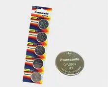 5pcs/lot New Original Panasonic BR3032 ECR3032 DL3032 3V Button Cell Coin Batteries Car Remote Control Electric Alarm Battery
