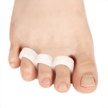 

2pcs Silicone Gel Toe Corrector Feet Care Bunions Adjust Braces Supports Tool Protector Foot Massager High Quality HB88
