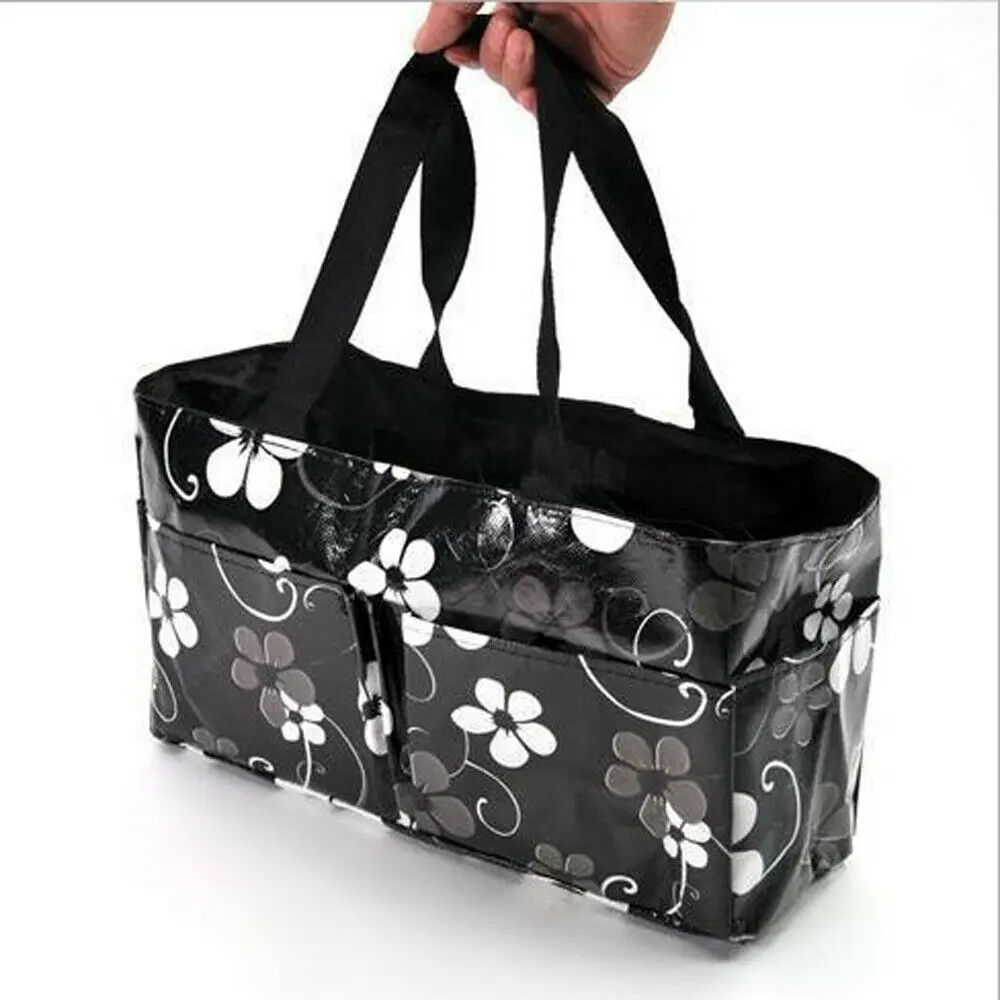 

Internal Multiple Intervals Folding Baby Nappy Organizer Mummy Non-Woven Fabric Floral Pattern Portable Tote Bag New