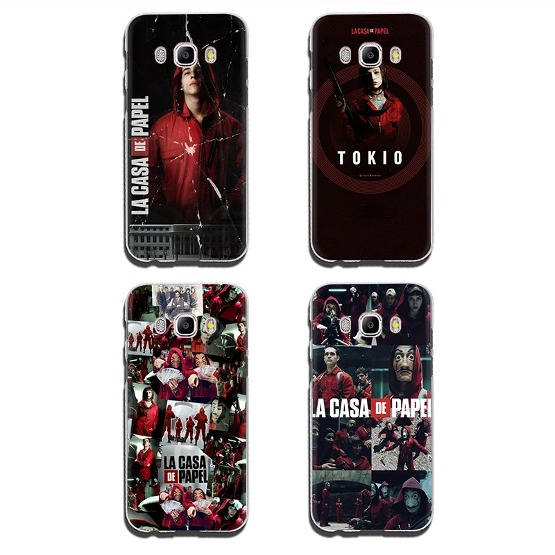 La Casa de Papel жесткий чехол для телефона Samsung GaLaxy J6 J7 J1 J2 J3 J5 2015 2016 2017 Prime|Бамперы| |