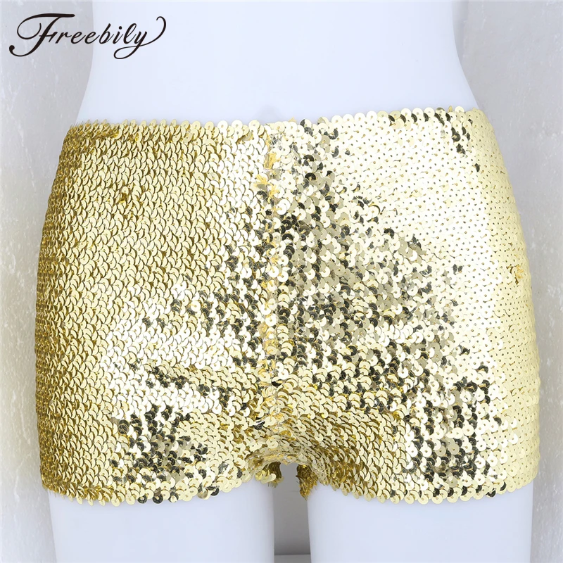 Sexy Dance Shorts Shiny Mini Sequined Shorts Hip Hop Night Club Jazz