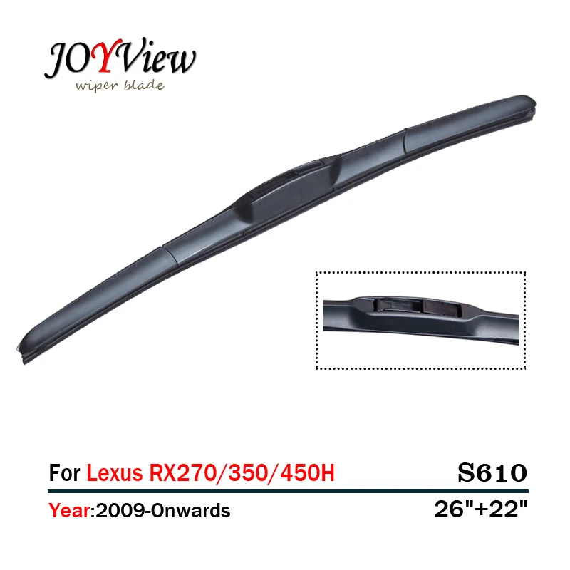 S610 26&quot+22&quot CAR WIPER BLADE FIT FOR LEXUS RX SERIES RX270/ RX350/ RX450H (2009 onwards) HIGH QUALITY AUTO | Автомобили и