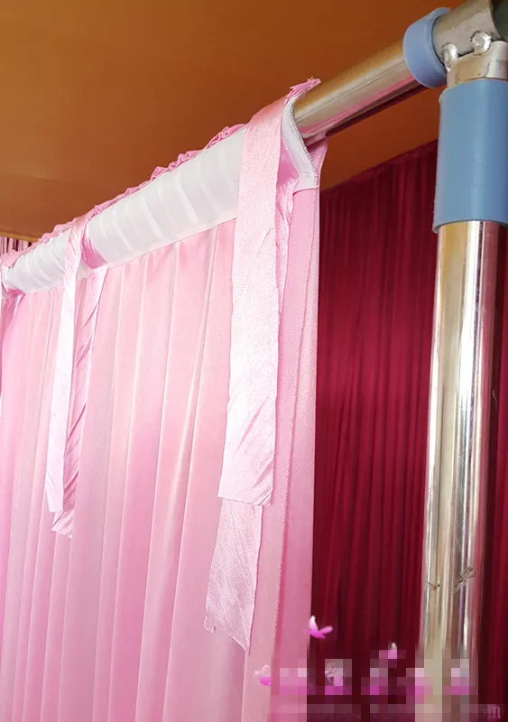 2,4X1,5 м прозрачные шелковые драпировки панели подвесные шторы вечерние фон 5 цветов Свадебные украшения драпировка Большие события фоновая ткань