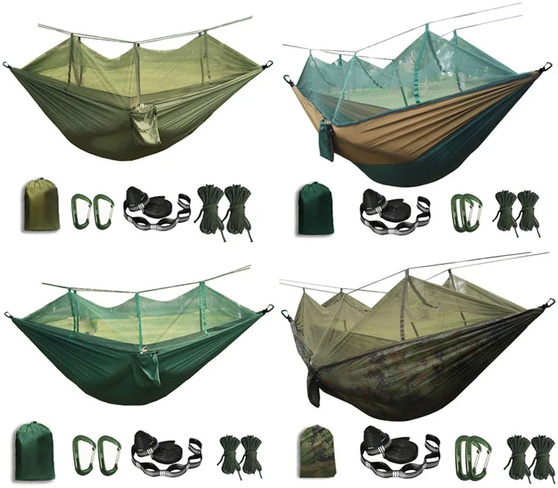 Дропшиппинг прочный гамак палатка высокая прочность парашют ткань висит кровать спальный с москитной сеткой для Открытый Кемпинг