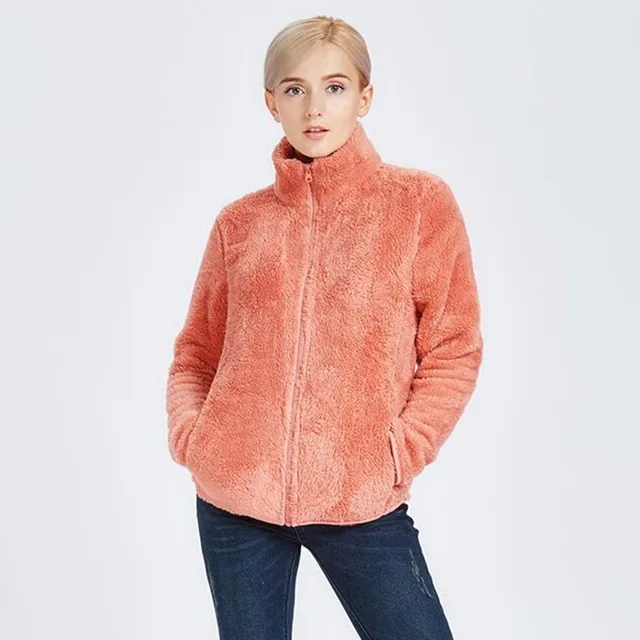 fuzzy sweatshirt jacket