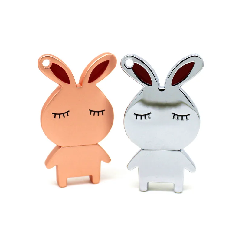 

Cartoon LOVE rabbit usb flash drive 4GB pendrive 8GB 16GB 32GB 64GB pen drive 128M memory stick thumb metal U disk