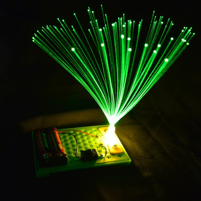 

Kids Science Experiment Kits Colorful Fiber Optic Lights Educational Toy DIY